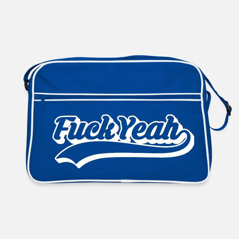 Retro Style 'Fuck Yeah' Script Retro Bag