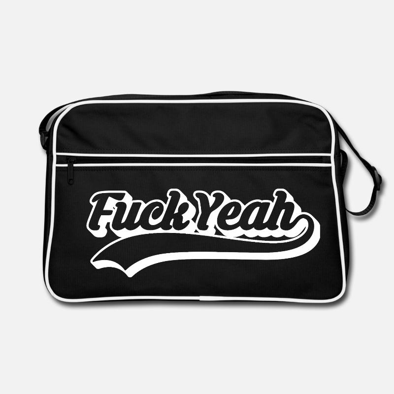 Retro Style 'Fuck Yeah' Script Retro Bag