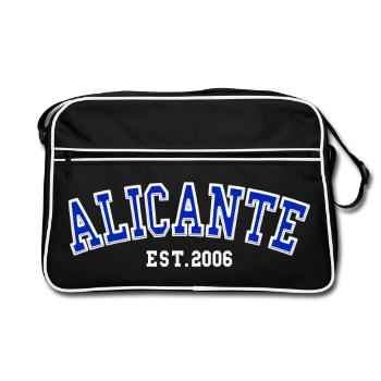 Alicante Fondée en 2006 - Sac Retro - noir/blanc - Devant