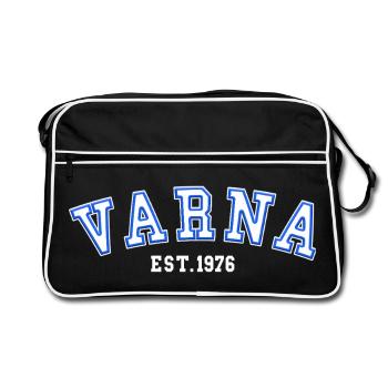 Varna Fondée en 1976 - Sac Retro - noir/blanc - Devant