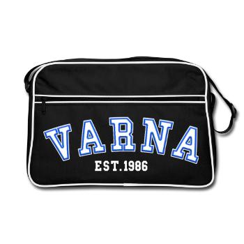 Varna Fondée en 1986 - Sac Retro - noir/blanc - Devant