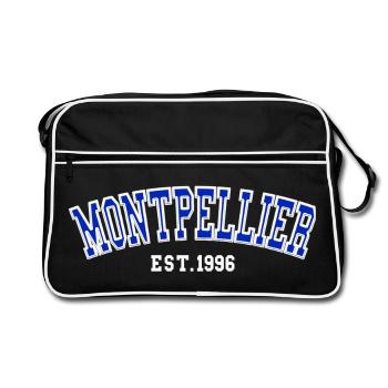 Montpellier Est. 1996 - Retro Bag - black/white - Front