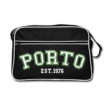 Porto Est. 1976 - Retro Bag - black/white - Front