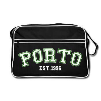 Porto Est. 1996 - Retro Bag - black/white - Front