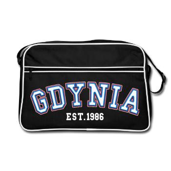 Gdynia Fondée en 1986 - Sac Retro - noir/blanc - Devant