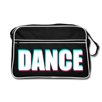 Dance - Retro Tasche - Schwarz/Weiß - Vorne