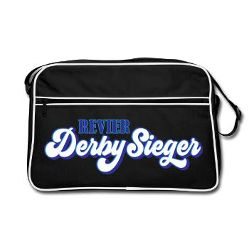 Farben änderbar | Revier Derbysieger - Retro Tasche - Schwarz/Weiß - Vorne