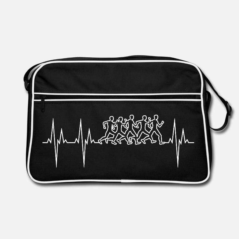 Marathon électrocardiogramme ECG Marathon Sac Retro