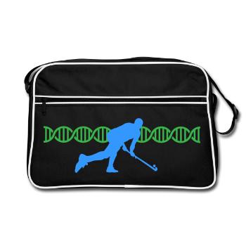 Hockey sur gazon DNA Hockey DNS | Couleurs modifiables - Sac Retro - noir/blanc - Devant