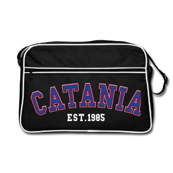 Catane Fondée en 1985 - Sac Retro - noir/blanc - Devant