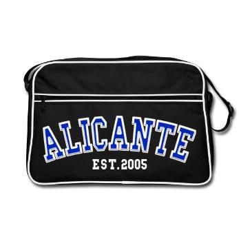 Alicante Fondée en 2005 - Sac Retro - noir/blanc - Devant