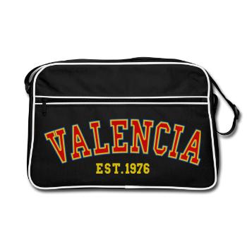 Valence Fondée en 1976 - Sac Retro - noir/blanc - Devant