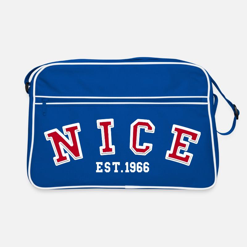 Nice, gegründet 1966 Retro Tasche