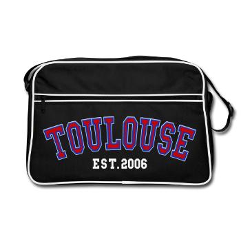 Toulouse Fondée en 2006 - Sac Retro - noir/blanc - Devant