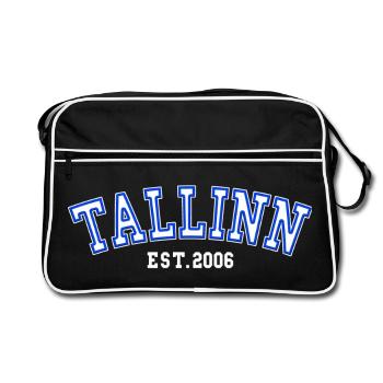 Tallinn Fondé en 2006 - Sac Retro - noir/blanc - Devant