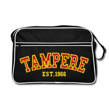 Tampere Est. 1966 - Retro Bag - black/white - Front