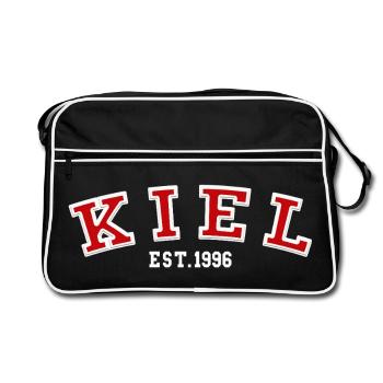 Kiel Est. 1996 - Retro Bag - black/white - Front