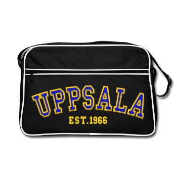 Uppsala Est. 1966 - Retro Bag - black/white - Front