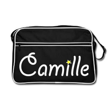 Camille - Sac Retro - noir/blanc - Devant