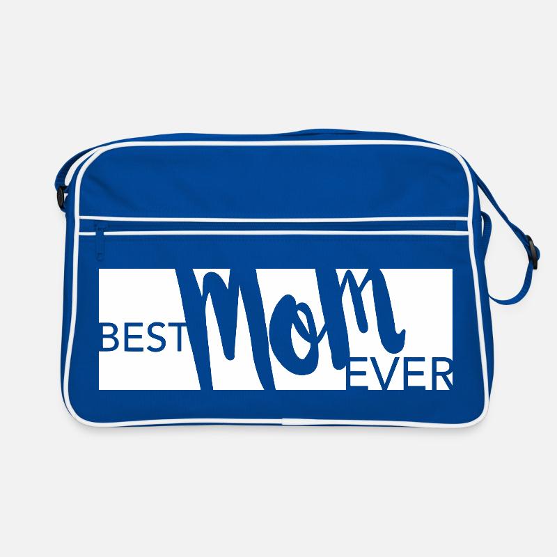 best mom ever muttertag mama geschenk lettering Retro Tasche
