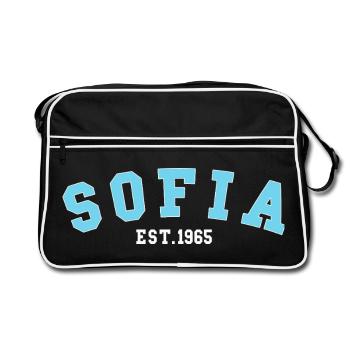 Sofia_Est_1965 - Retro Bag - black/white - Front