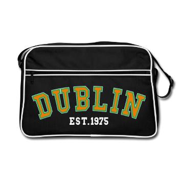 Cité de Dublin 1975 - Sac Retro - noir/blanc - Devant