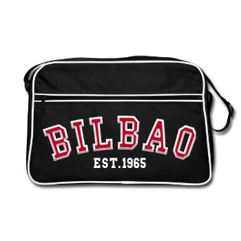 Bilbao Est. 1965 - Retro Bag - black/white - Front