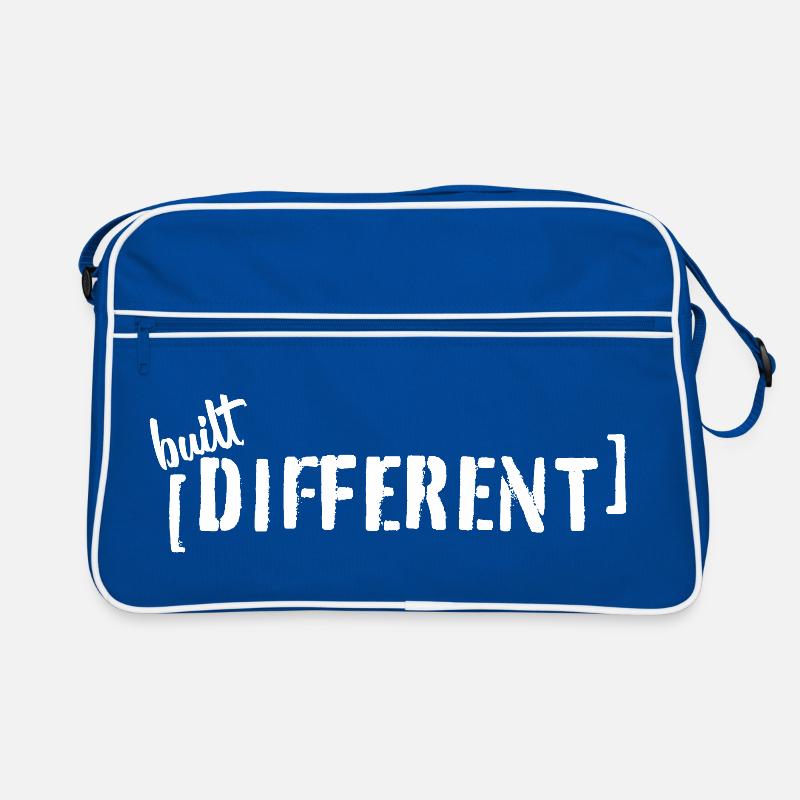 Built Different – Typo Statement Trend Saying Retro Bag