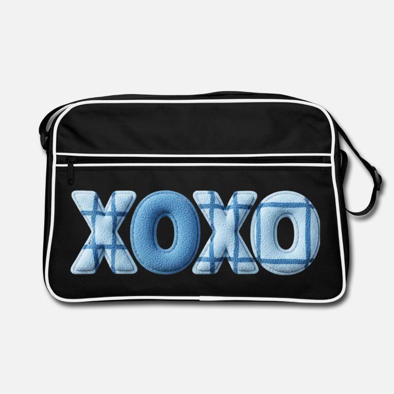 XOXO Patchwork Look mit Stoff Optik Retro Tasche
