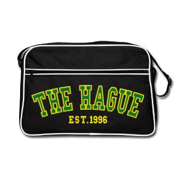 La Haye fondée en 1996 - Sac Retro - noir/blanc - Devant