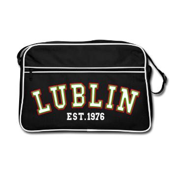 Lublin Fondée en 1976 - Sac Retro - noir/blanc - Devant