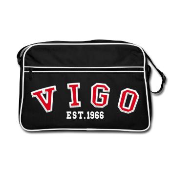 Vigo Fondée en 1966 - Sac Retro - noir/blanc - Devant