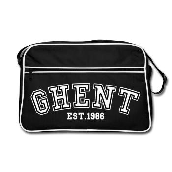 Gand Fondé en 1986 - Sac Retro - noir/blanc - Devant
