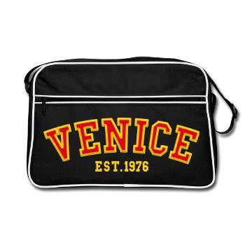 Venise fondée en 1976 - Sac Retro - noir/blanc - Devant