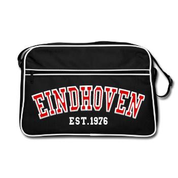 Eindhoven gegründet 1976 - Retro Tasche - Schwarz/Weiß - Vorne