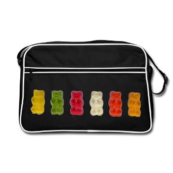 Gummi Bears - Retro Bag - black/white - Front