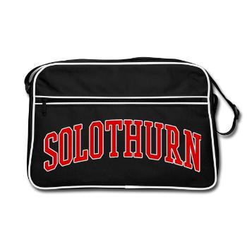 Slothurn College Arc - Retro Bag - black/white - Front