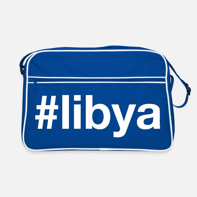 LIBYA Hashtag Libyen Retro Tasche