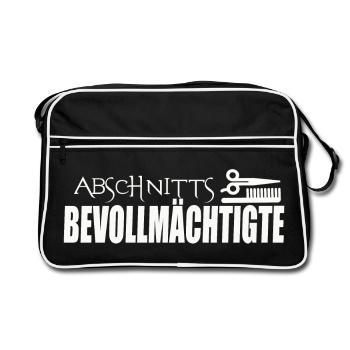 SECTION AGENTS - Sac Retro - noir/blanc - Devant