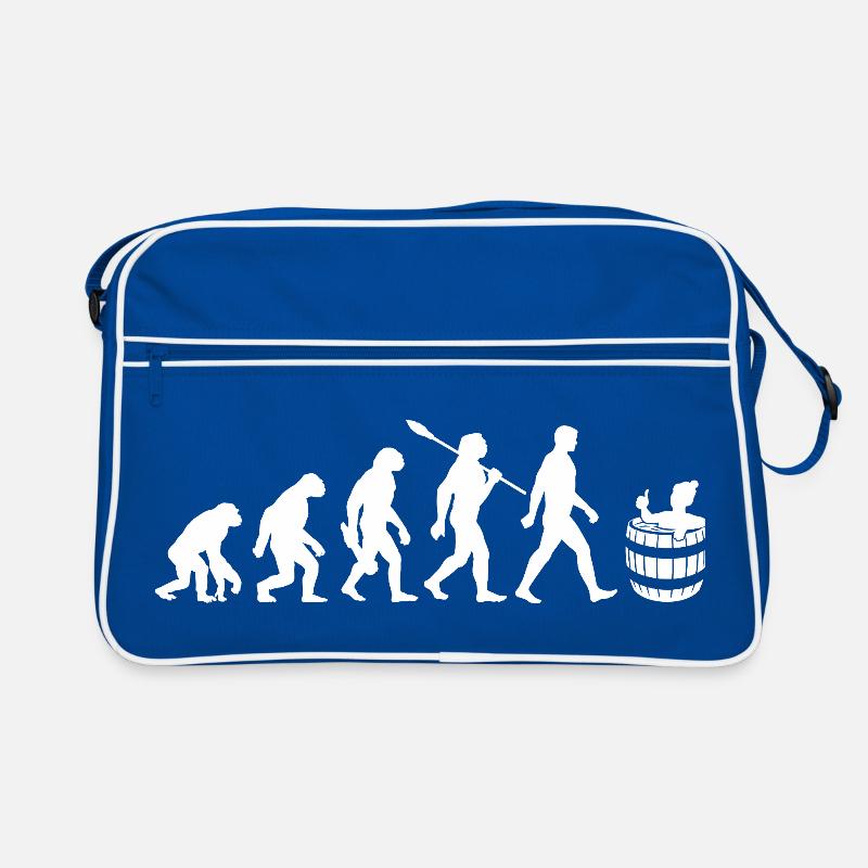 Evolution - Eisbader - Winterbaden - Eisbaden Retro Tasche