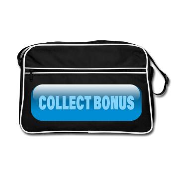 BONUS DE COLLECTE - Sac Retro - noir/blanc - Devant