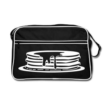 crêpe - Sac Retro - noir/blanc - Devant
