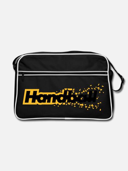 Handball - Retro Bag - black/white - Front