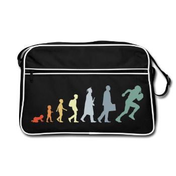 American Football Development - Retro Bag - black/white - Front