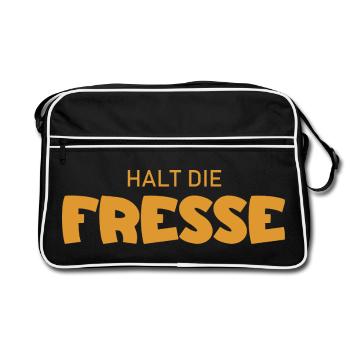 Tais-toi - Diction cool - Sac Retro - noir/blanc - Devant