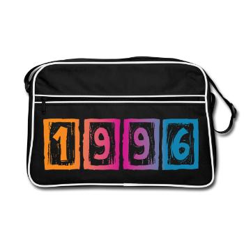 30e anniversaire 1996 - Sac Retro - noir/blanc - Devant