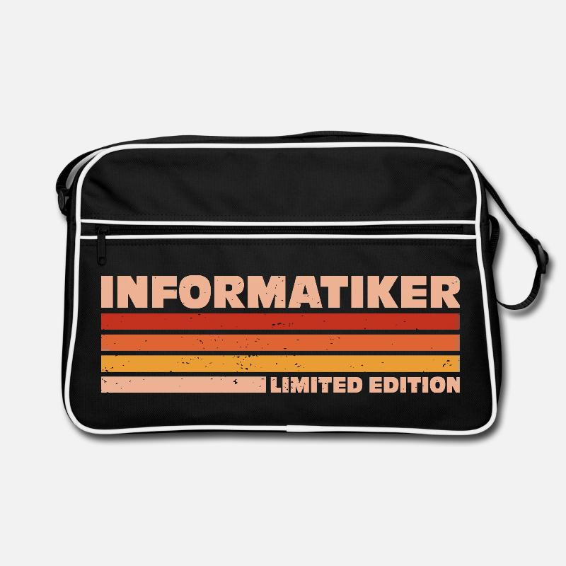 Informatiker Informatikerin Informatik Retro Tasche