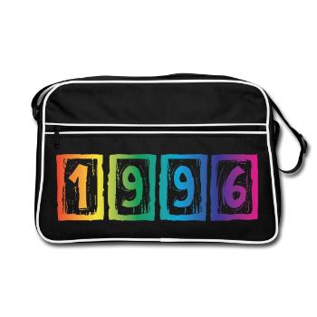 Millésime 1996 - Sac Retro - noir/blanc - Devant