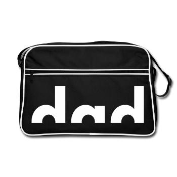 Best Dad Ever - Best Dad - Father's Day - Retro Bag - black/white - Front