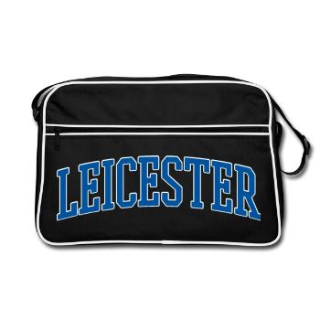 Chemise Leicester Lettering – Motif urbain britannique - Sac Retro - noir/blanc - Devant